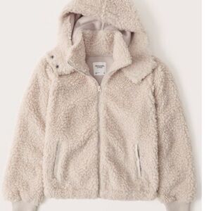 ABERCROMBIE & FITCH Zip up Sherpa Jacket